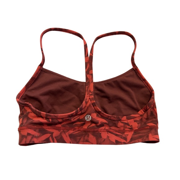 Lululemon Size 6 Red Flow Y Bra - Picture 3 of 3